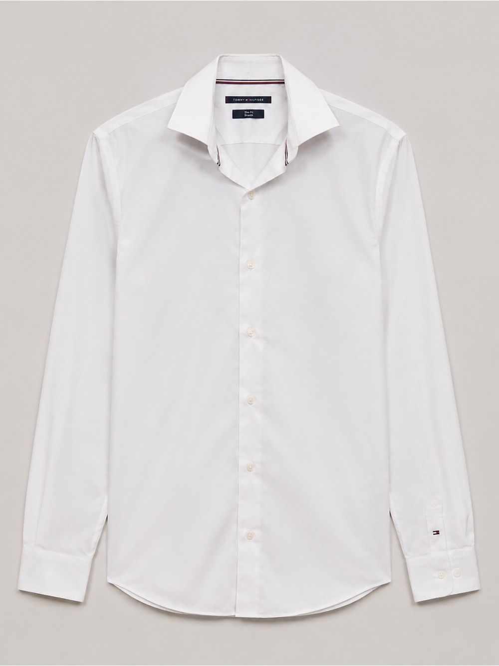 Tommy Hilfiger White Men's Stretch Dress Shirt